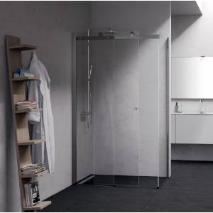 Душевая кабина Jacuzzi Essentials с раздвижной дверью и боковой стенкой